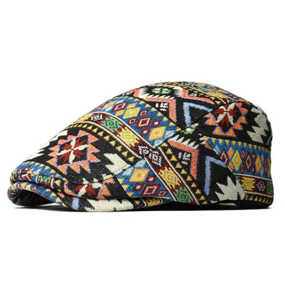 Patterned Flat Cap | CHICAGO