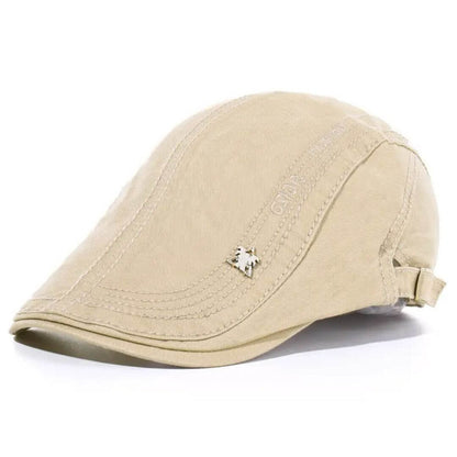 Structured Cotton Flat Cap | MINNEAPOLIS